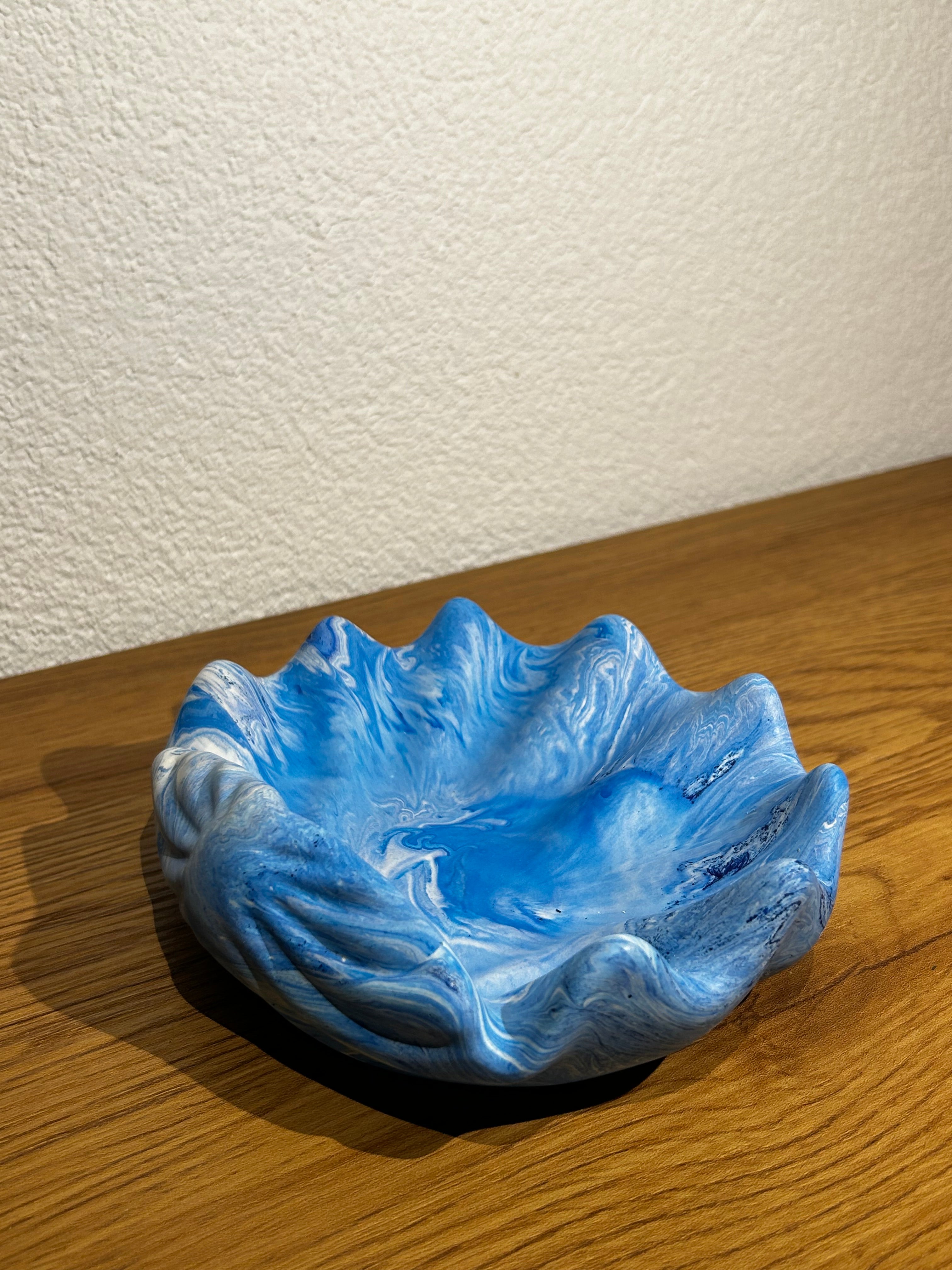 Muschelschale - Blau