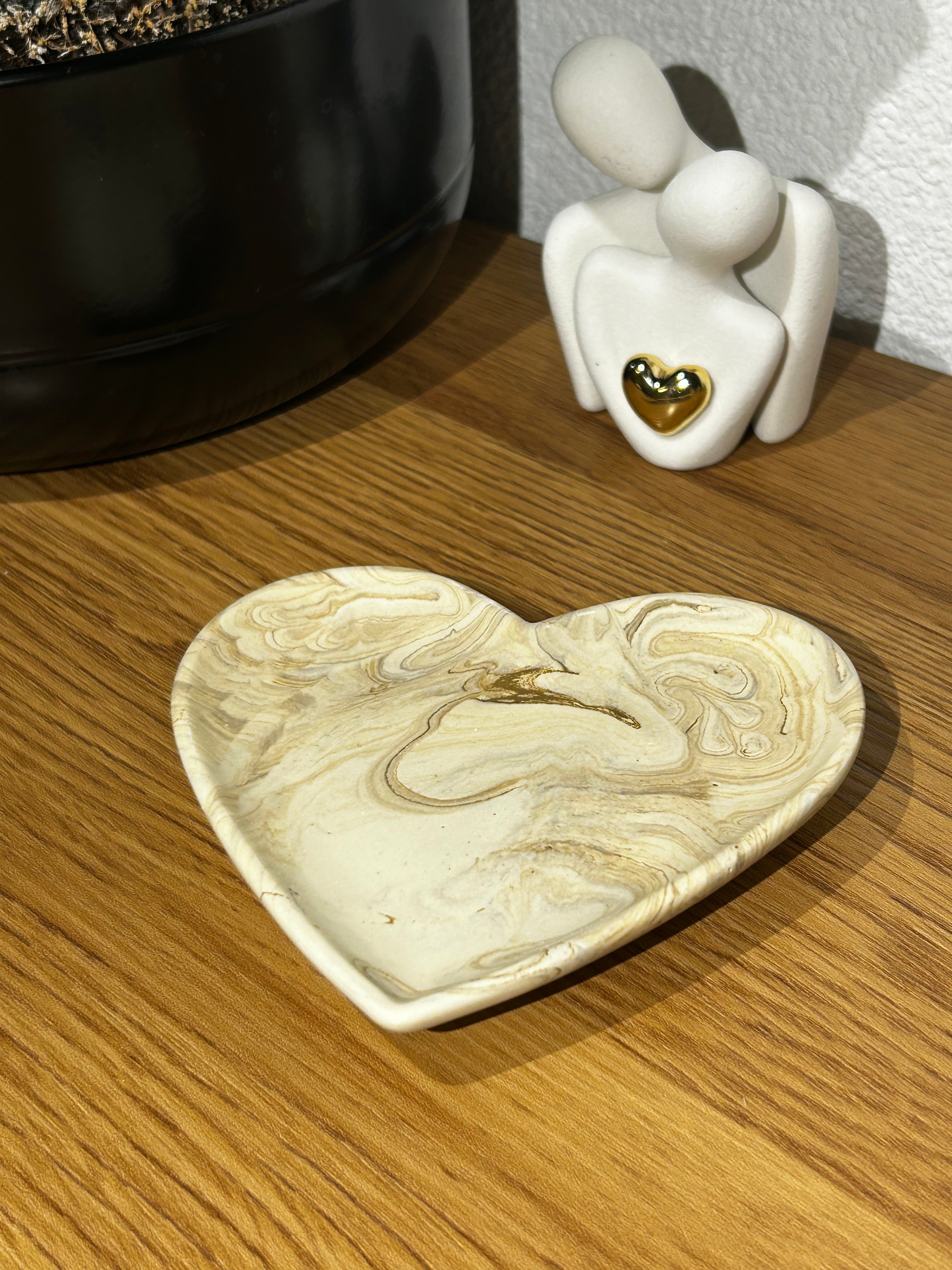 Herztablett - Beige
