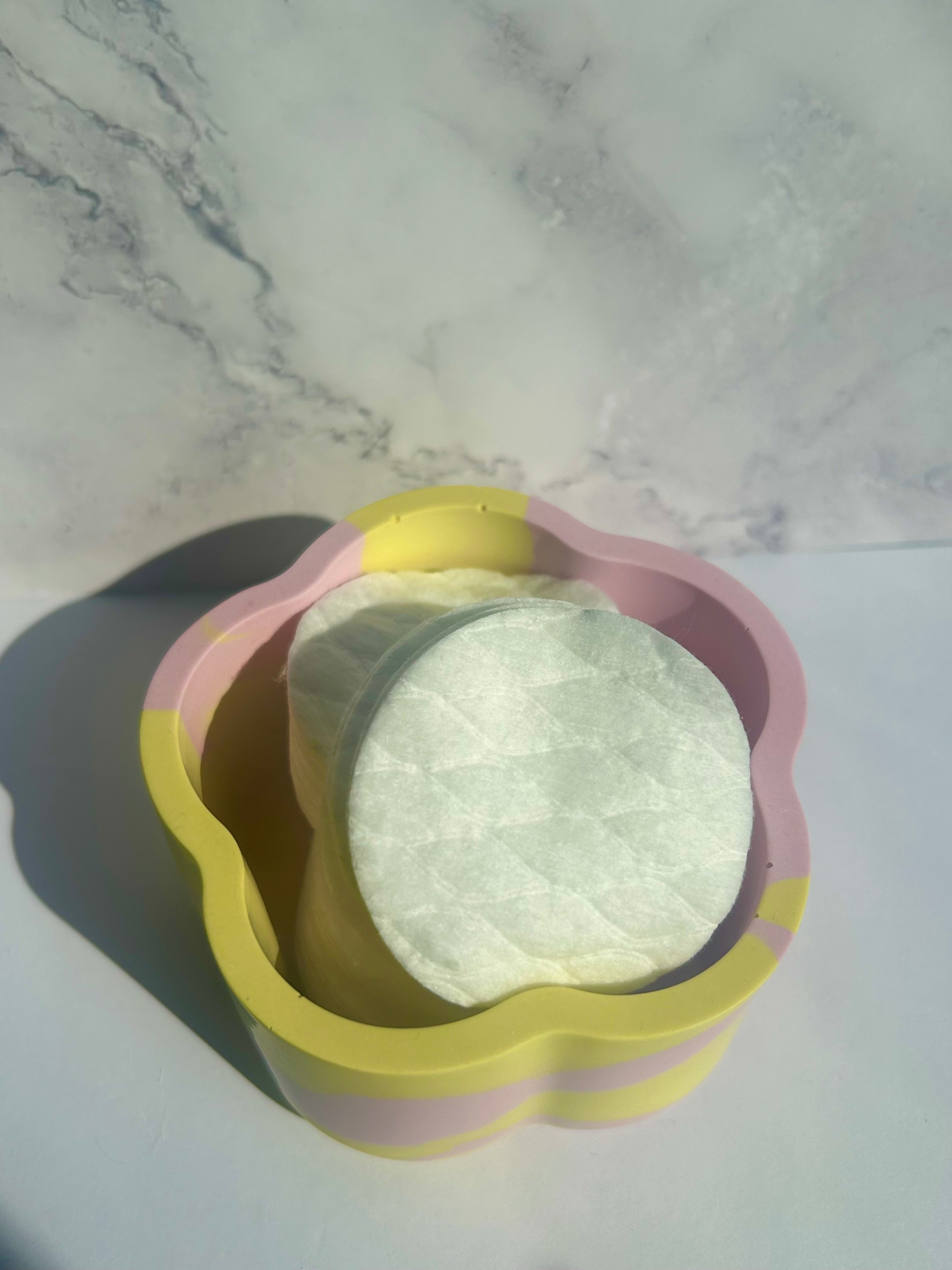 Blumendose - Rosé-Yellow