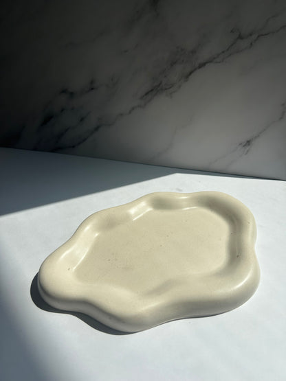 Wavey Tablett - Cream White