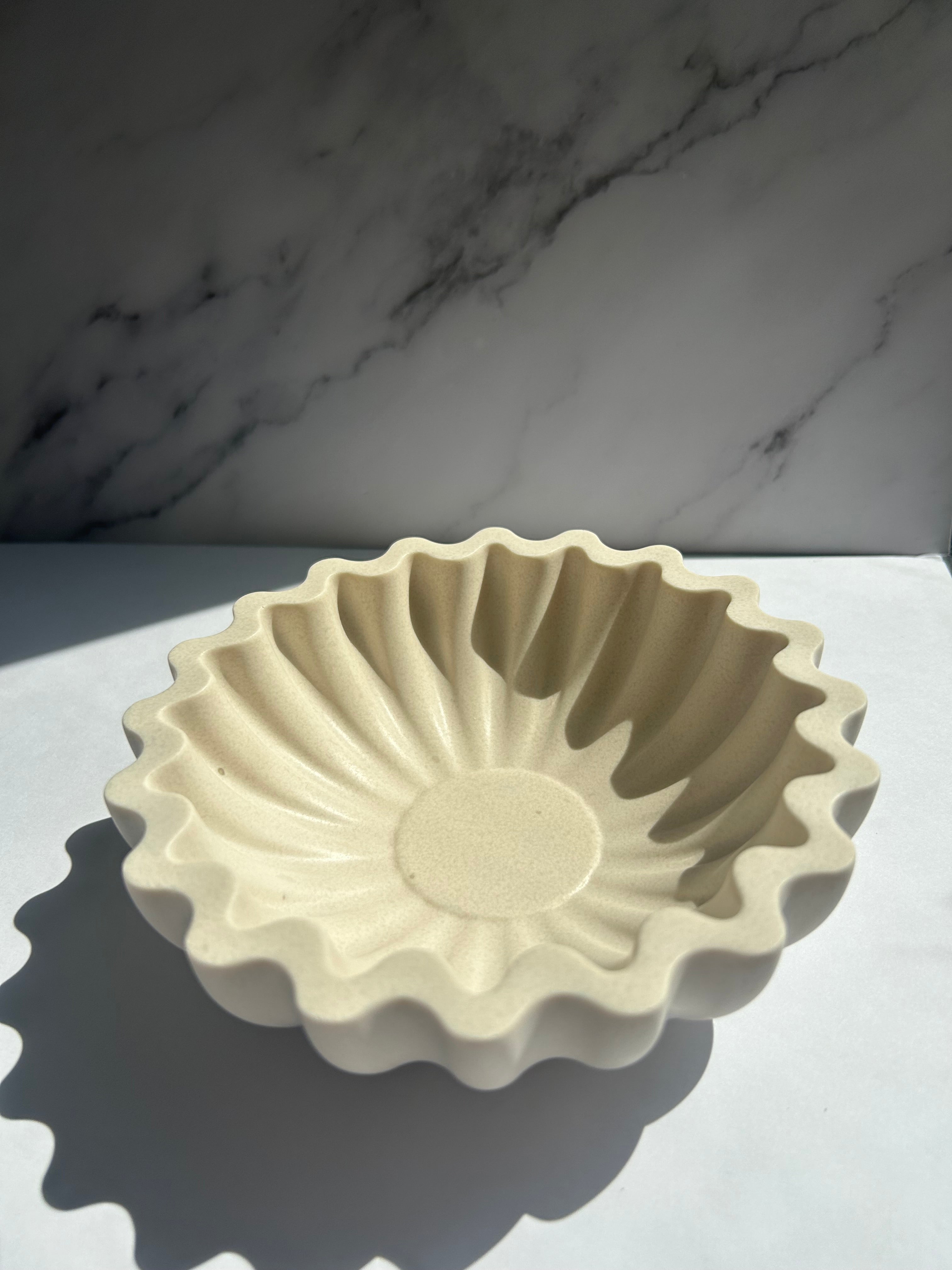 Dekoschale - Cream-White