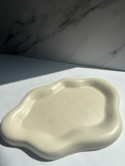 Wavey Tablett - Cream White