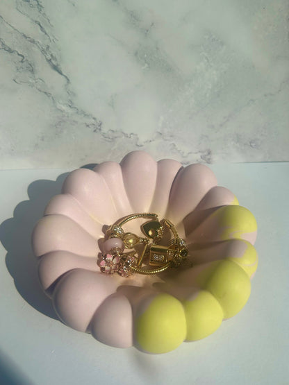 Dekoschale - Rosé-Yellow