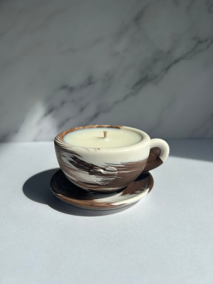 Kaffeetasse - Kerze Midnight Romance