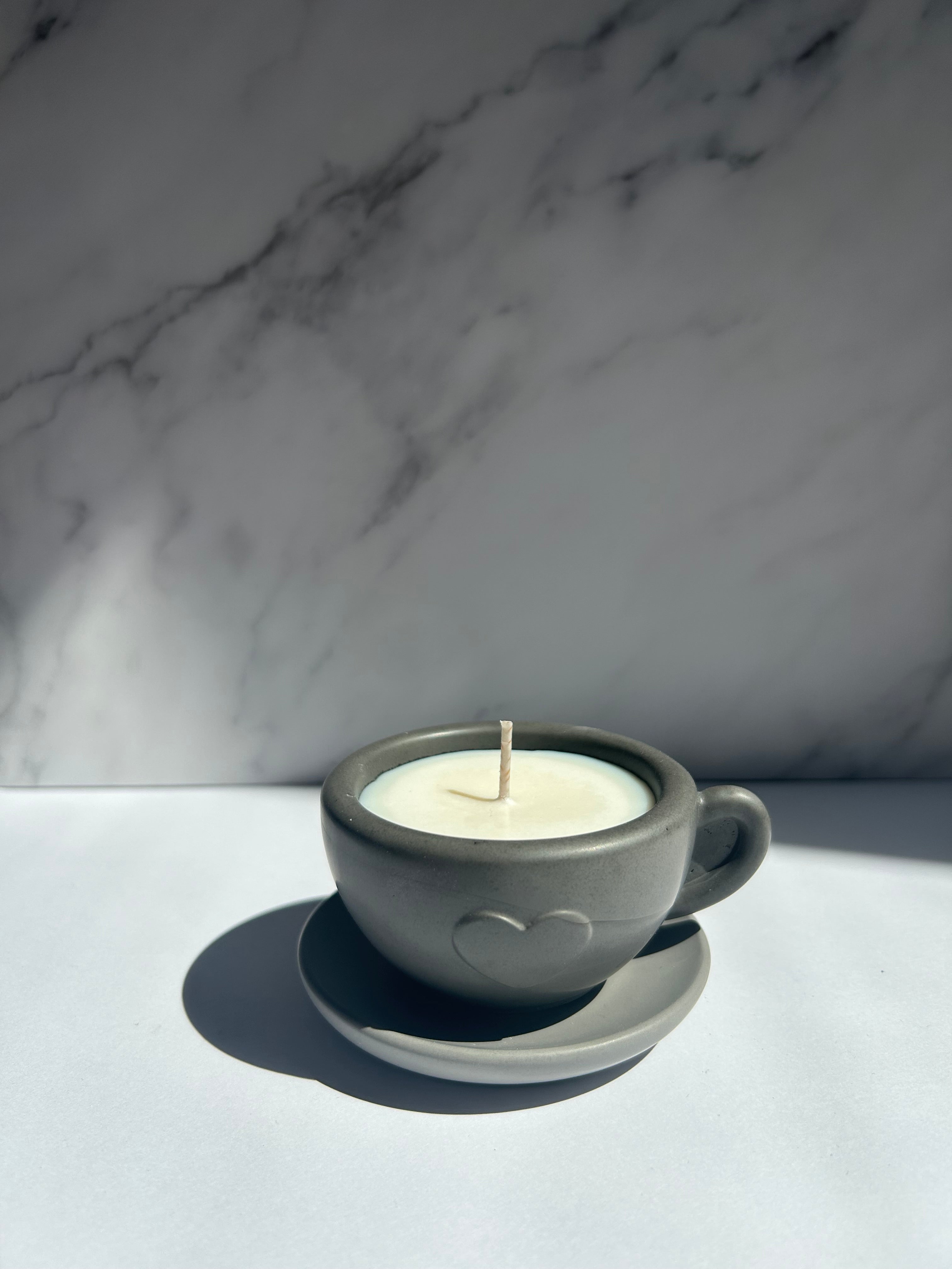 Kaffeetasse - Kerze Midnight Romance