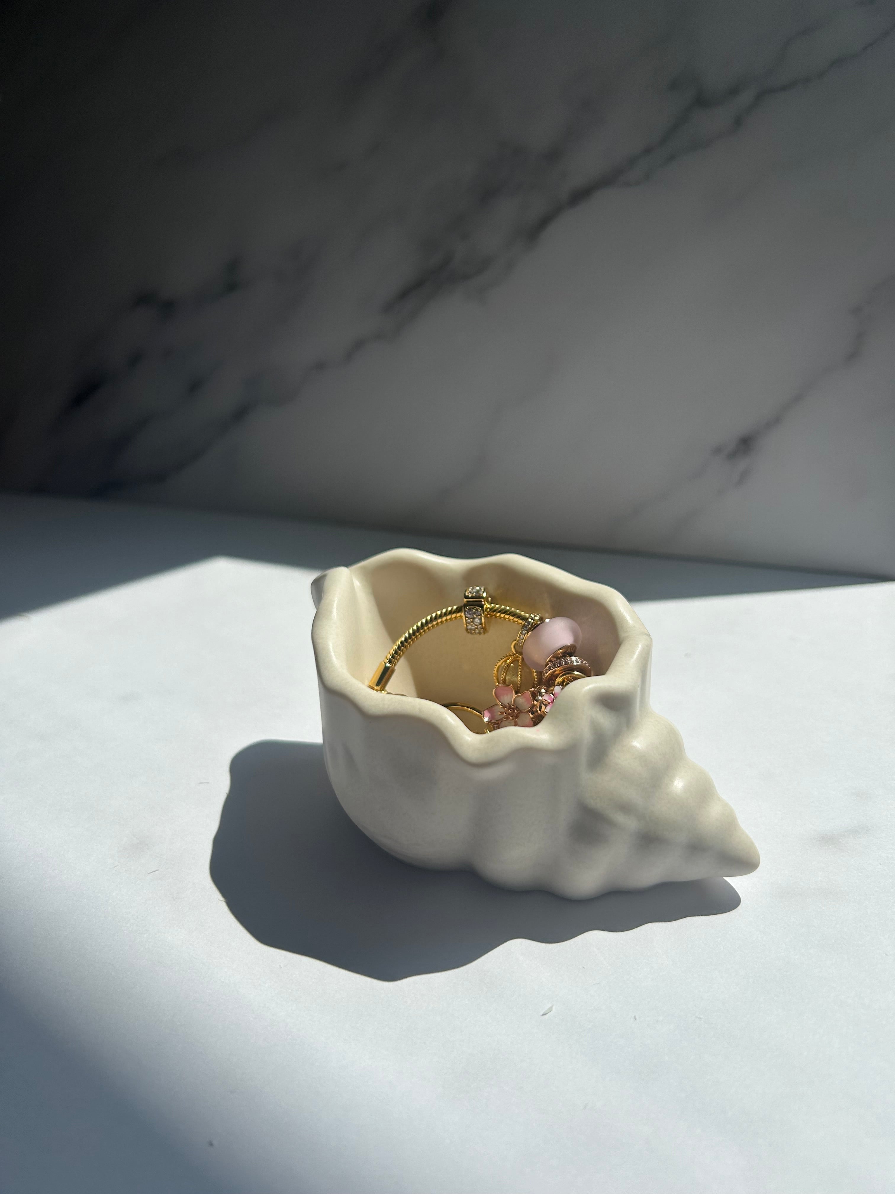Mini Muschelschale - Cream-White