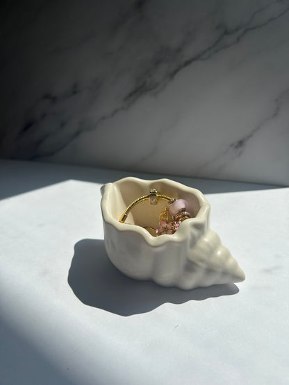 Mini Muschelschale - Cream-White