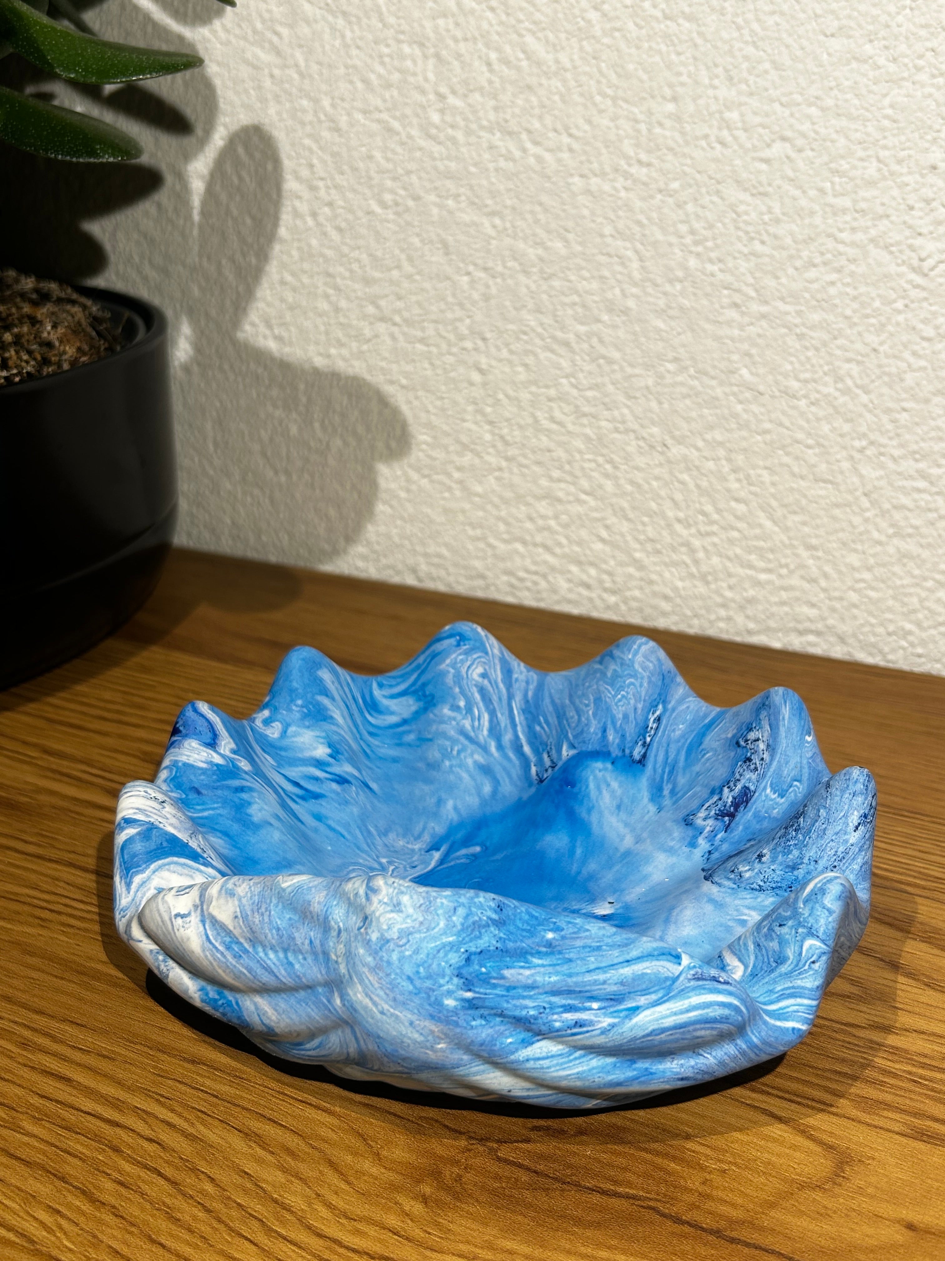 Muschelschale - Blau