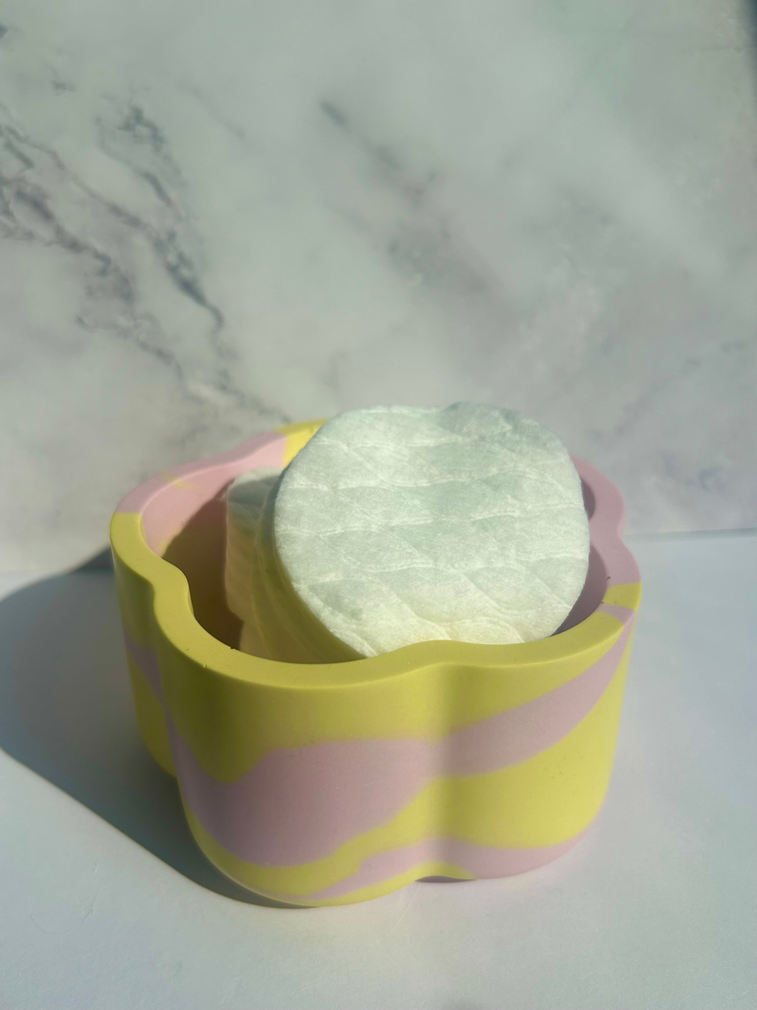 Blumendose - Rosé-Yellow