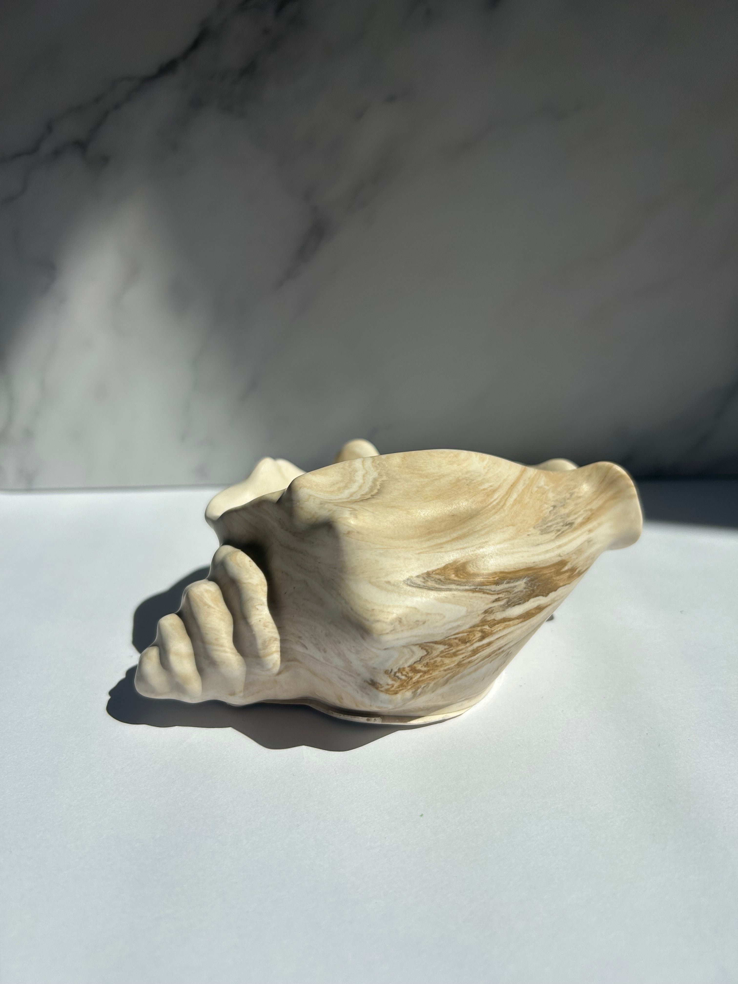 Muschelschale - Kerze Midnight Romance