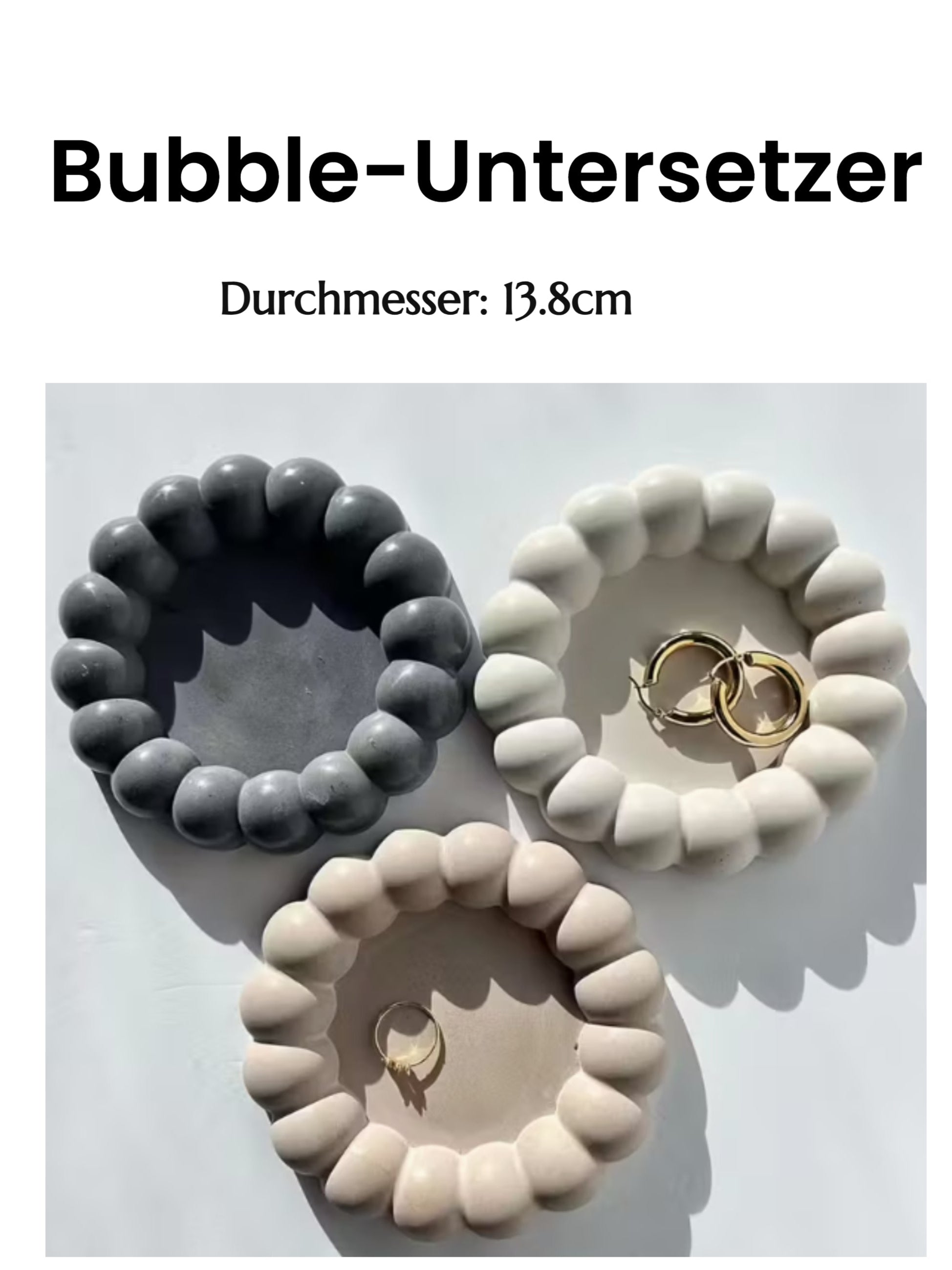 Bubble Untersetzer - Wunschanfertigung
