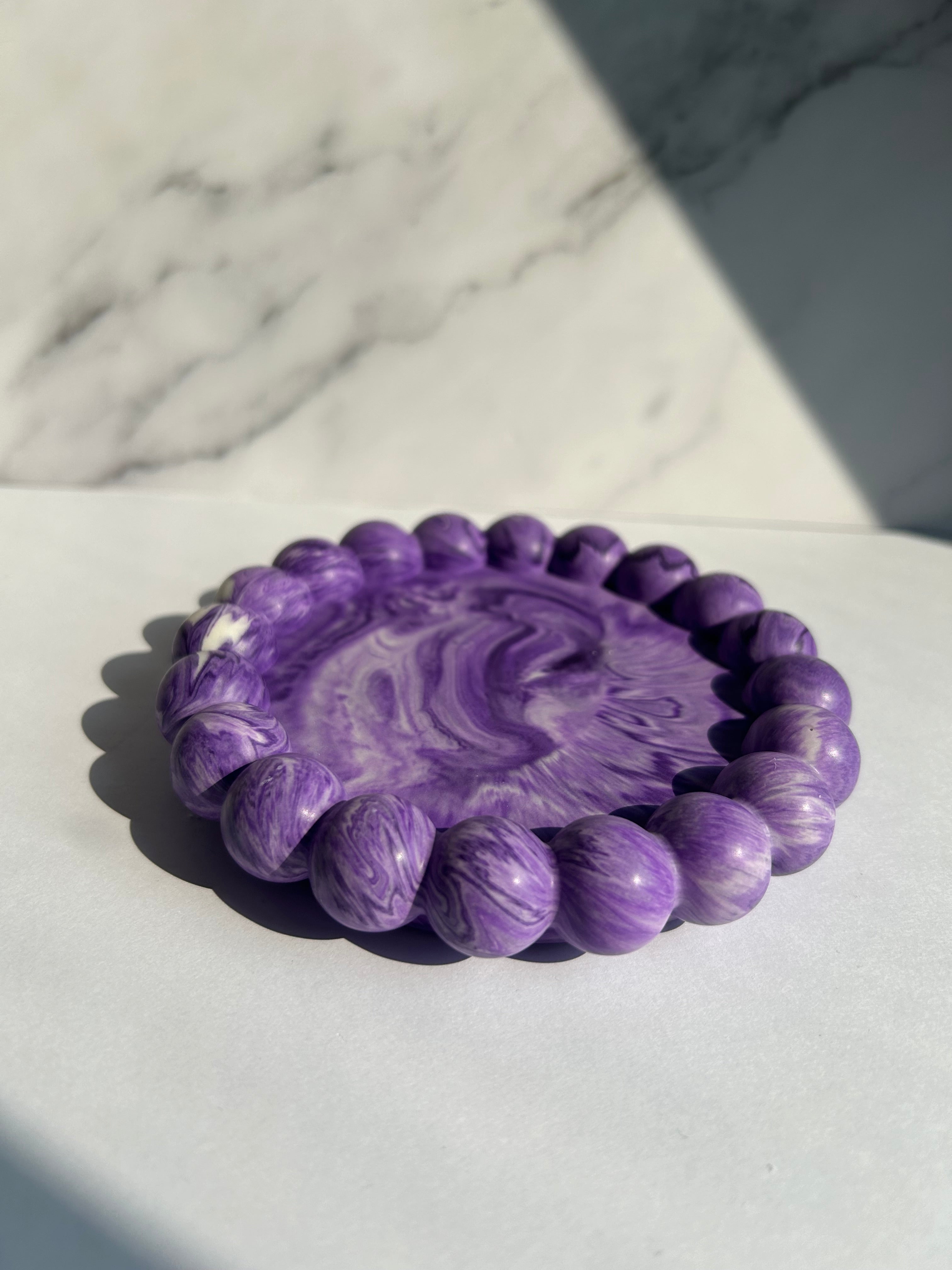 Bubble-Untersetzer - Violett