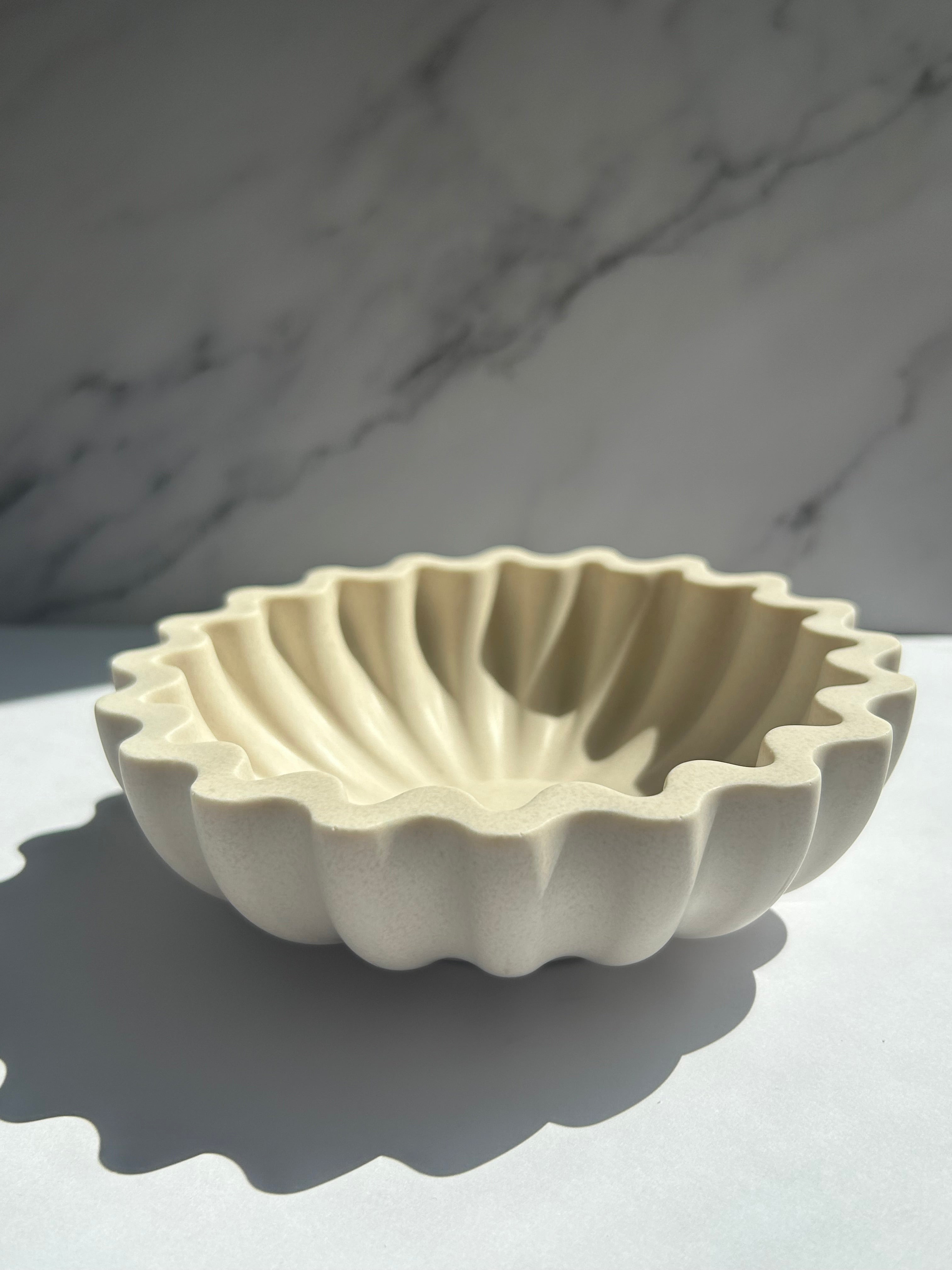 Dekoschale - Cream-White