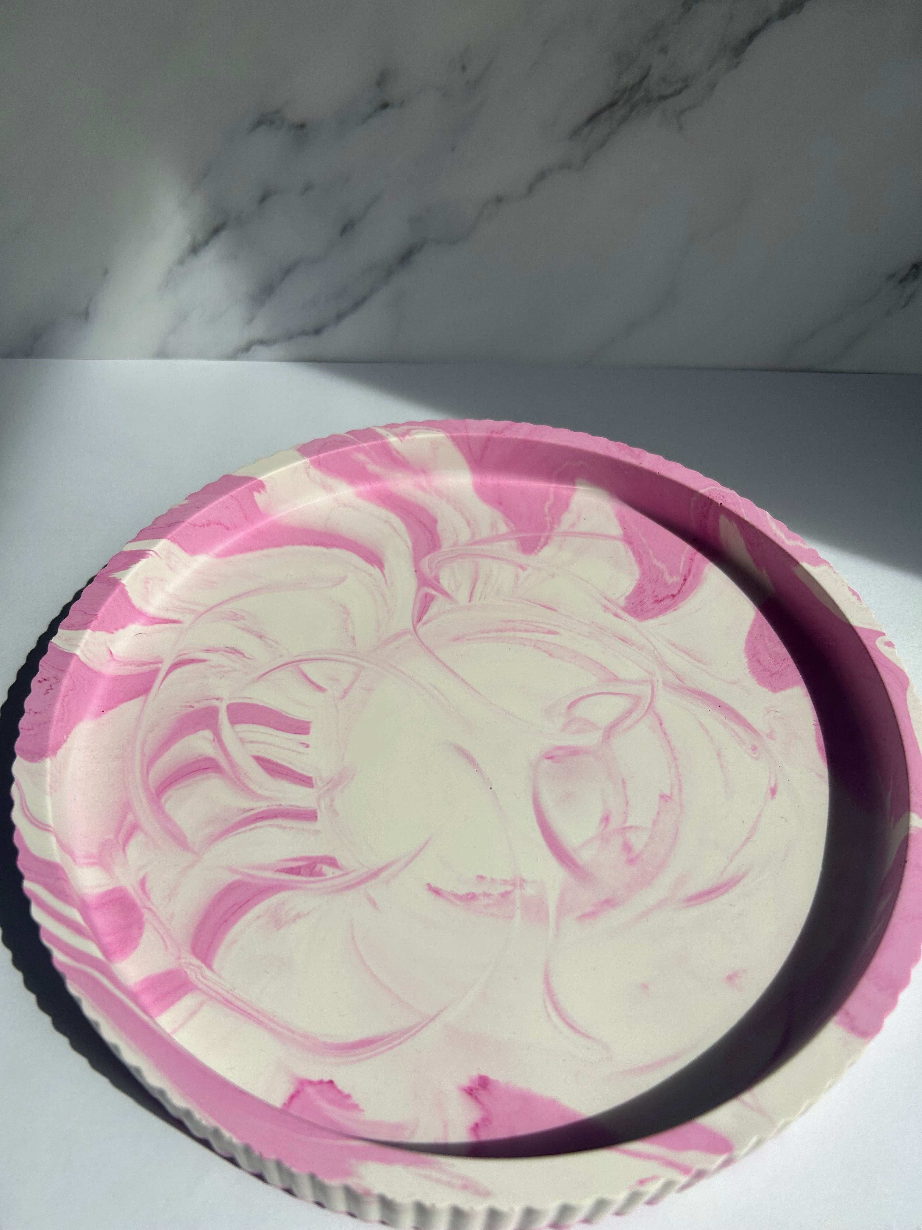 Tablett - Rosa