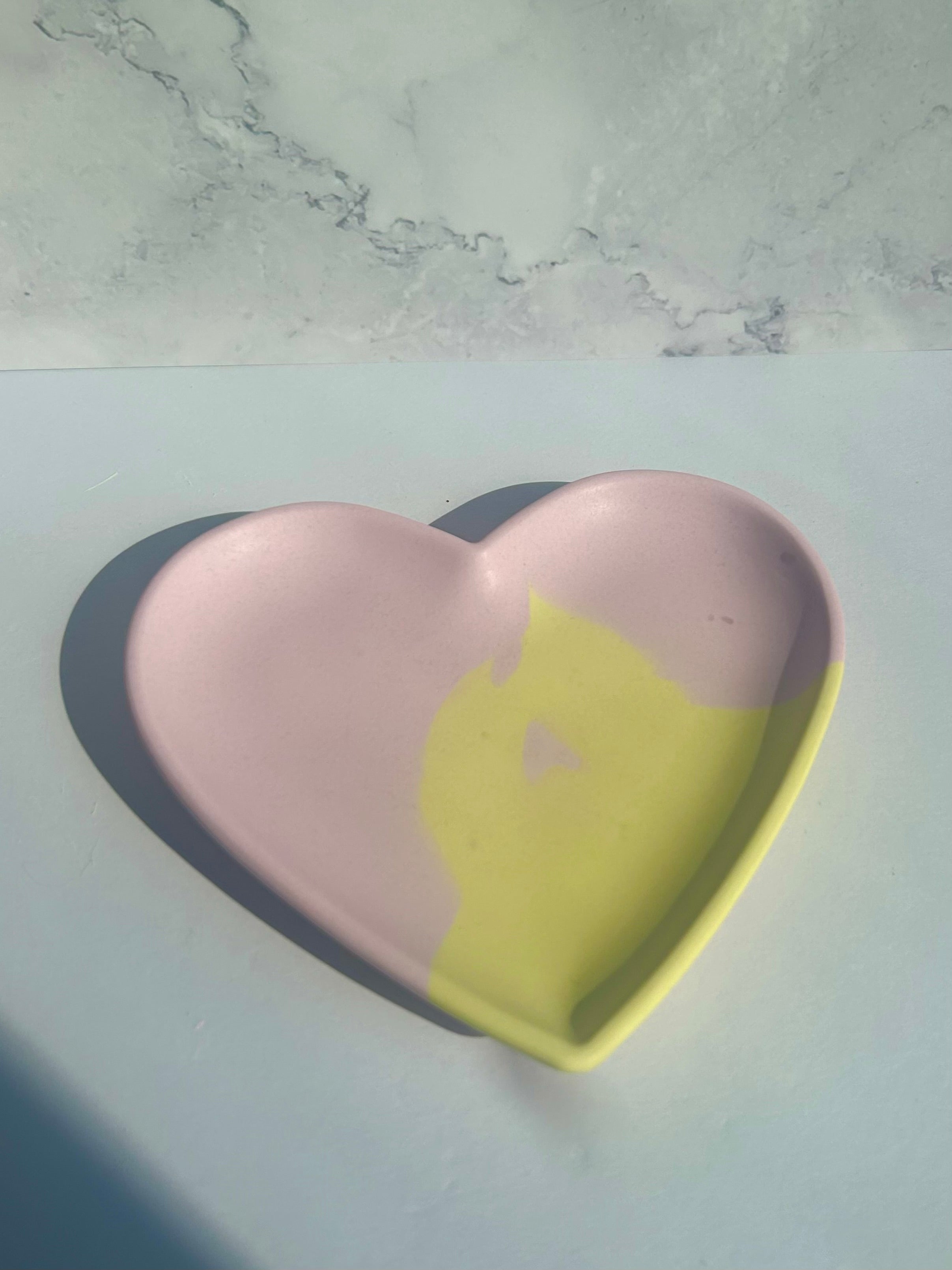 Herztablett - Rosé-Yellow